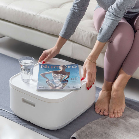 Sharper Image Fodbad med Varme og LCD-Display