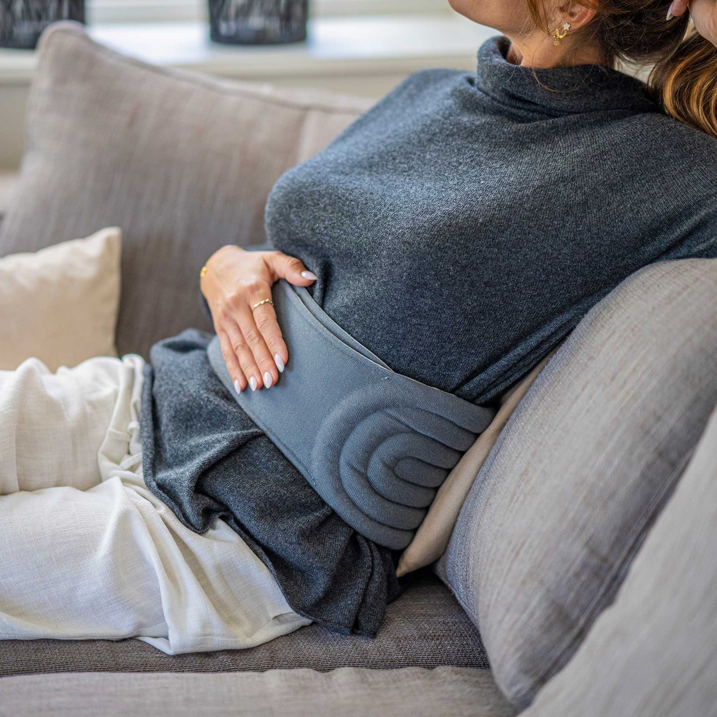 Sharper Image Rygbind med varme og kulde