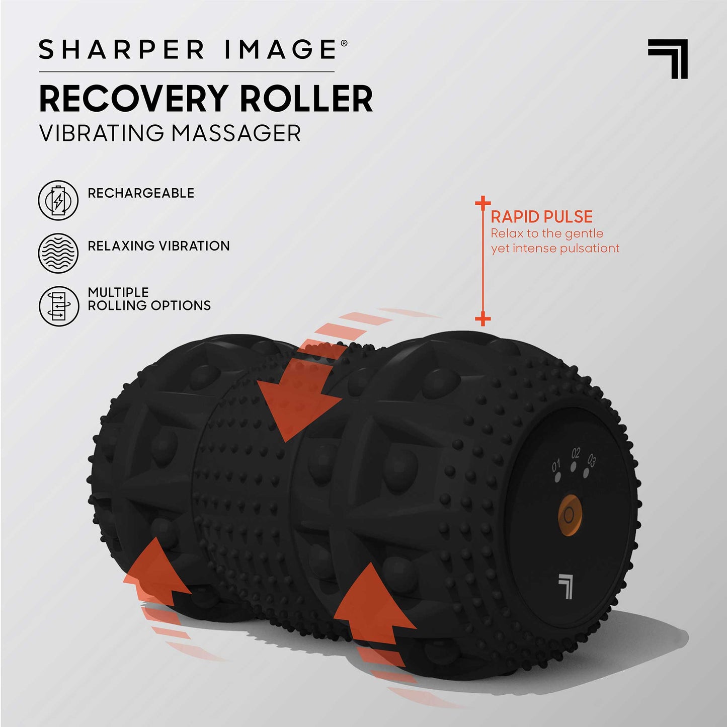 Sharper Image Fit Roller med vibration