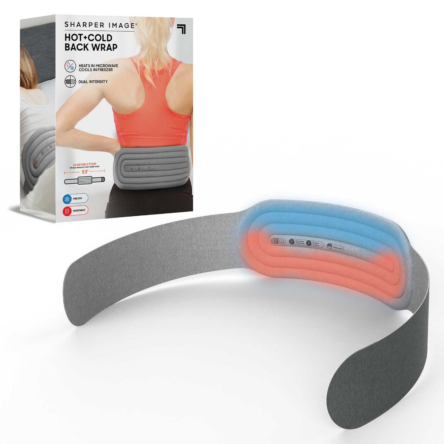 Sharper Image Rygbind med varme og kulde